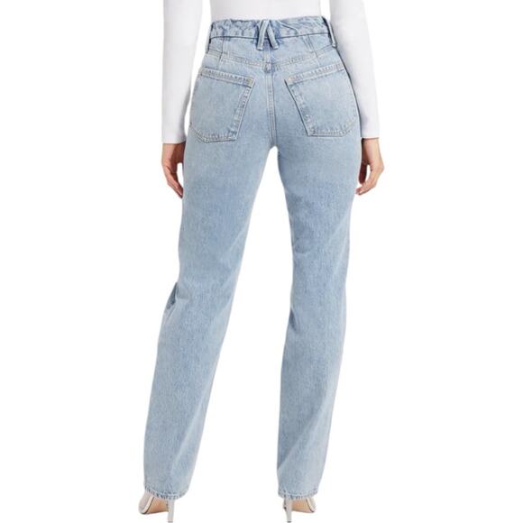 NWT Good American Good 90’s Icon High Waist Relaxed Jeans Size 16 Retail $159 - Picture 5 of 9
